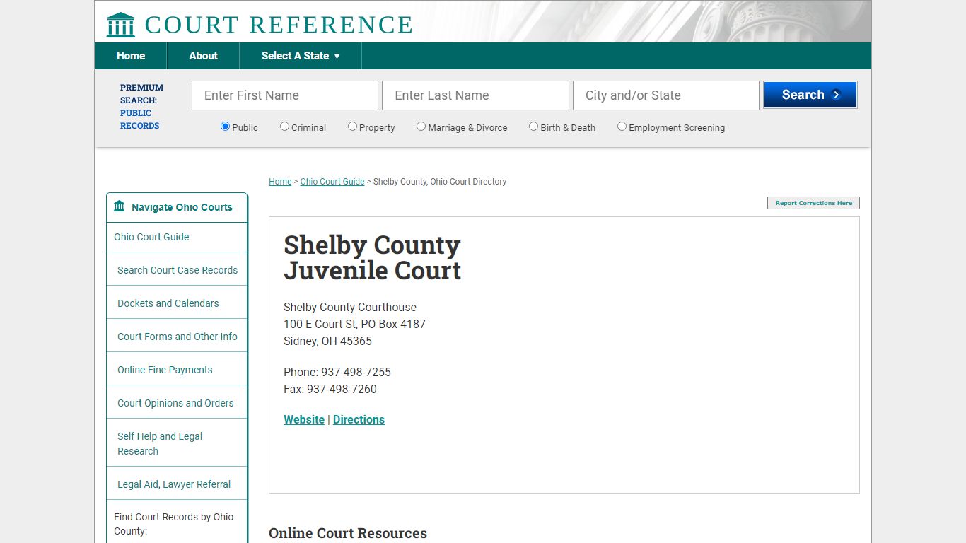 Shelby County Juvenile Court - CourtReference.com